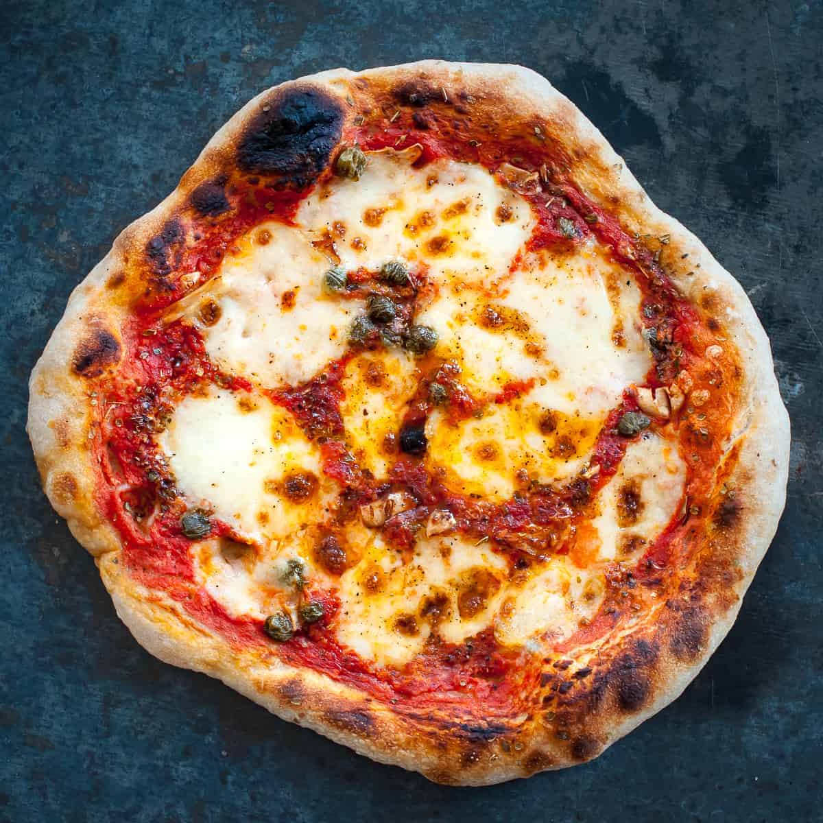 Vegan Mozzarella on Pizza