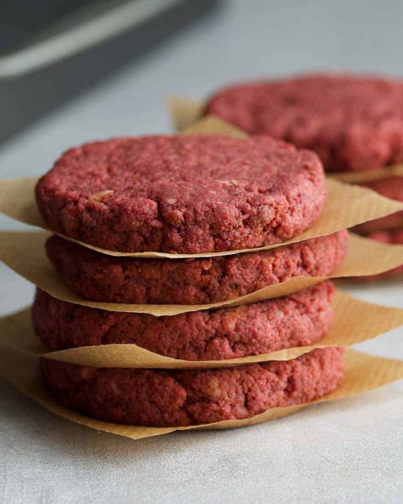classic vegan burger patties by school night vegan