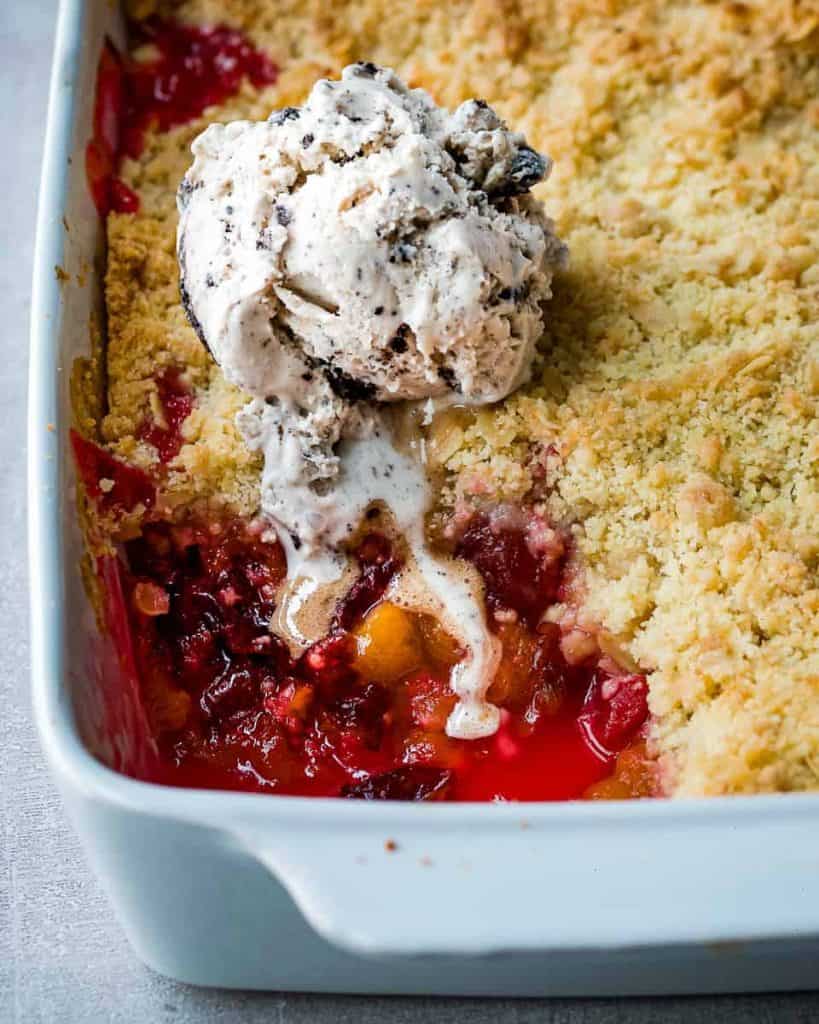 Vegan Fruit Crumble - Plum, Apple or Blackberry! photo