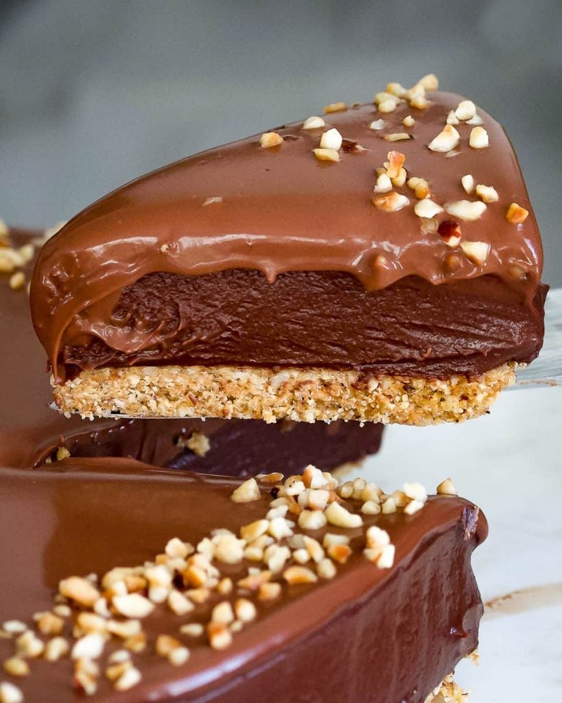 No Bake Vegan Cheesecake Chocolate Hazelnut School Night Vegan