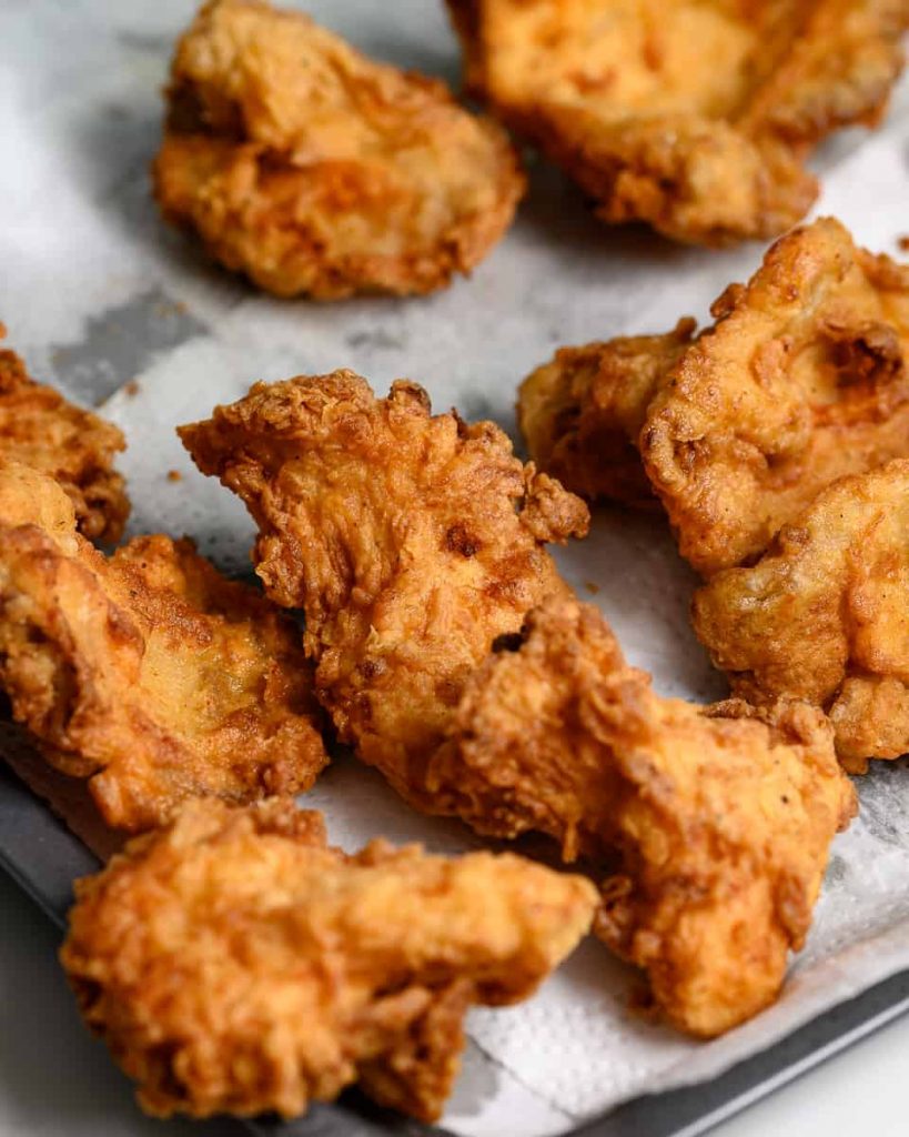 fried oyster mushrooms