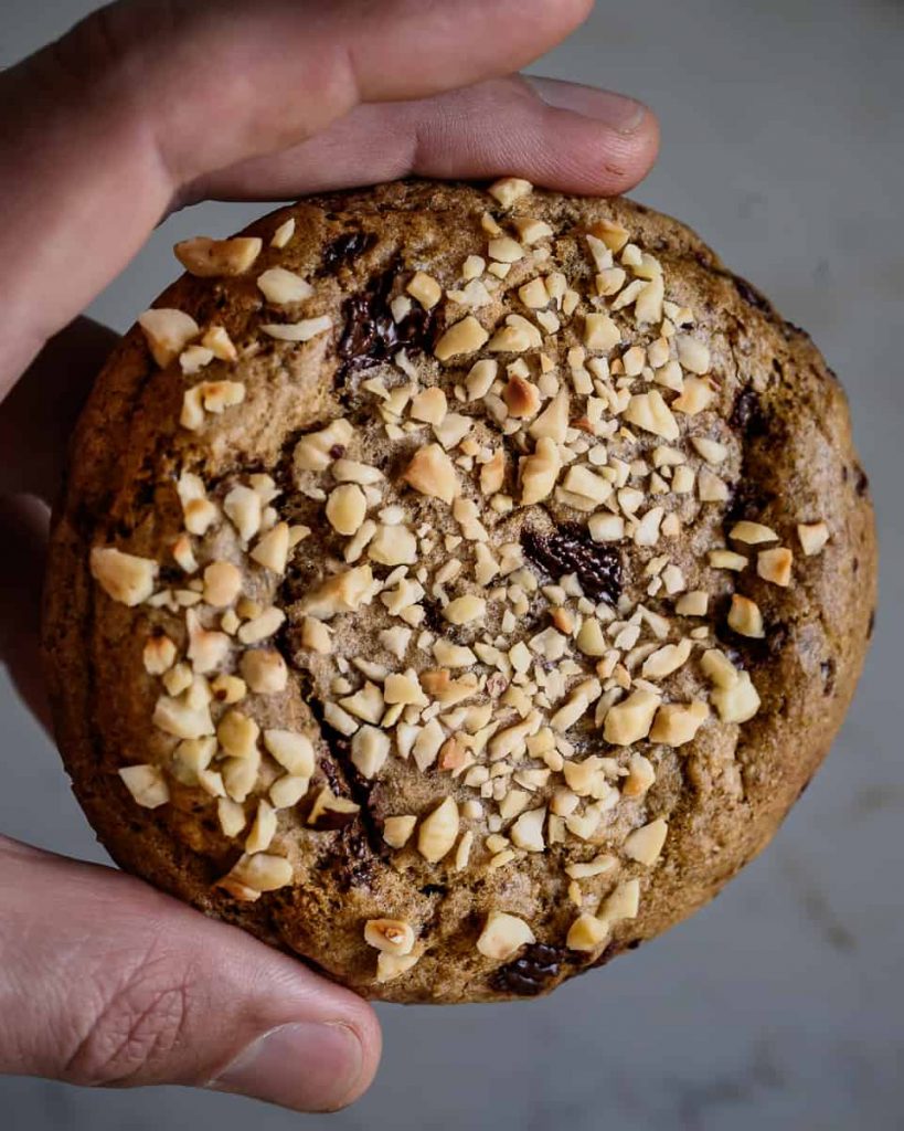 vegan nutella cookie