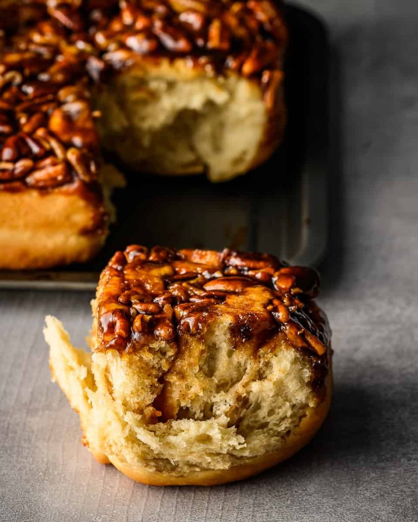 perfect vegan sticky apple butter rolls