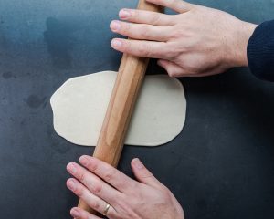 vegan scallion pancake