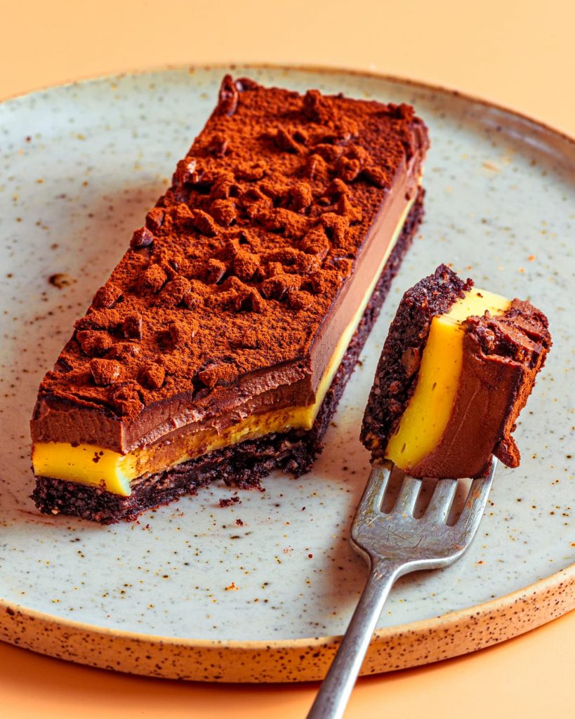 chocolate and passionfruit curd
