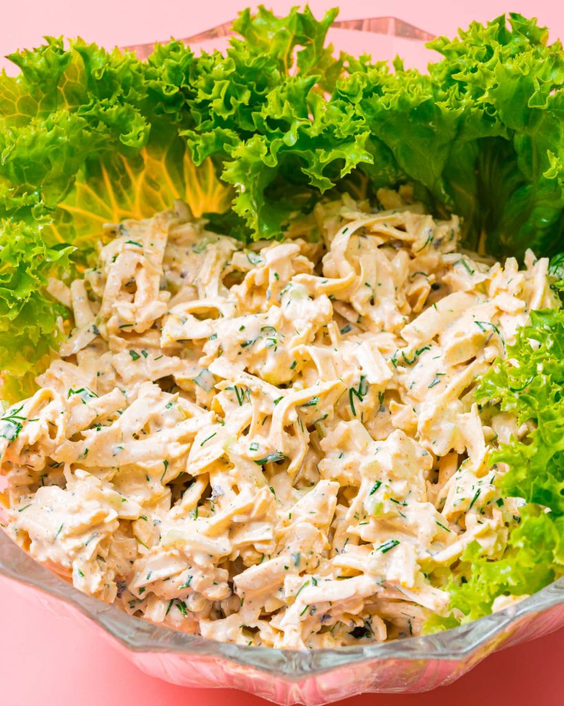 vegan crab salad
