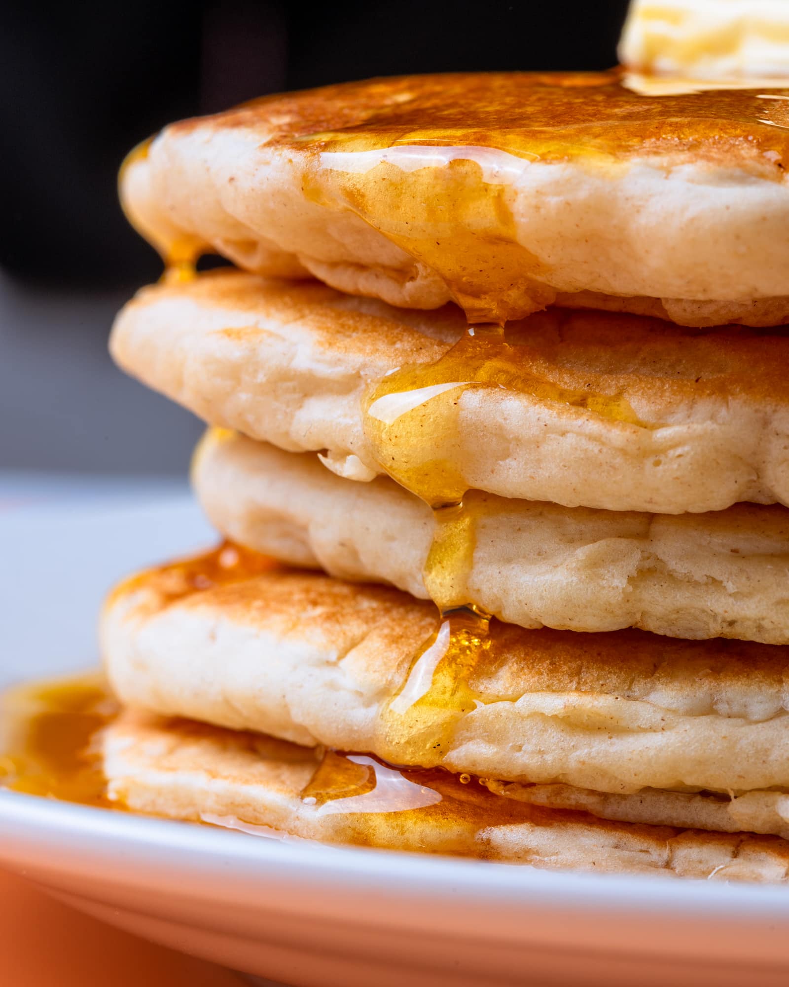 vegan pancake stack