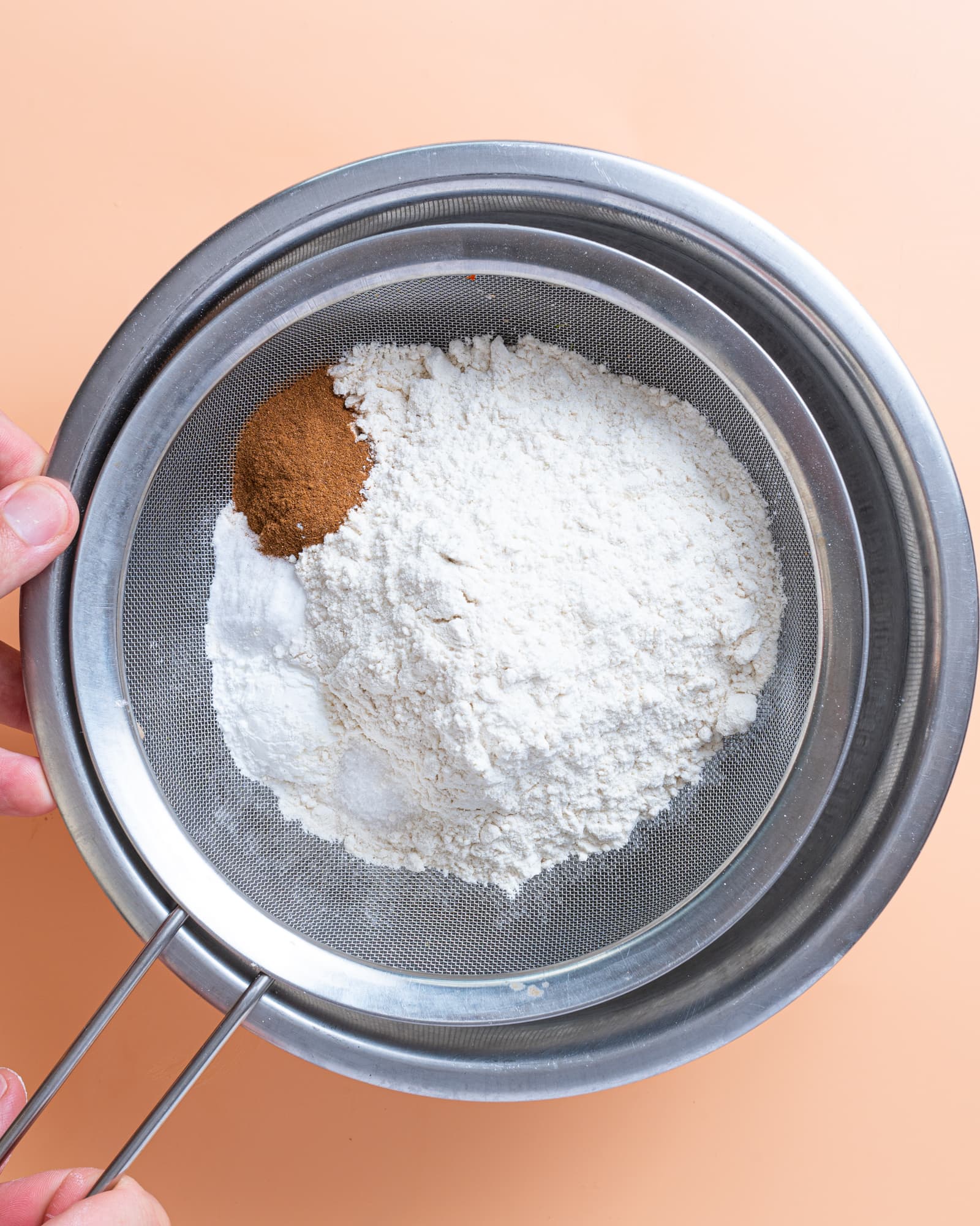 flour, cinnamon and salt