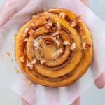 salted caramel vegan cinnamon swirls