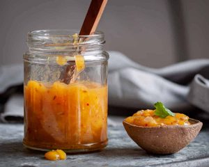 Mango Chutney in a jar