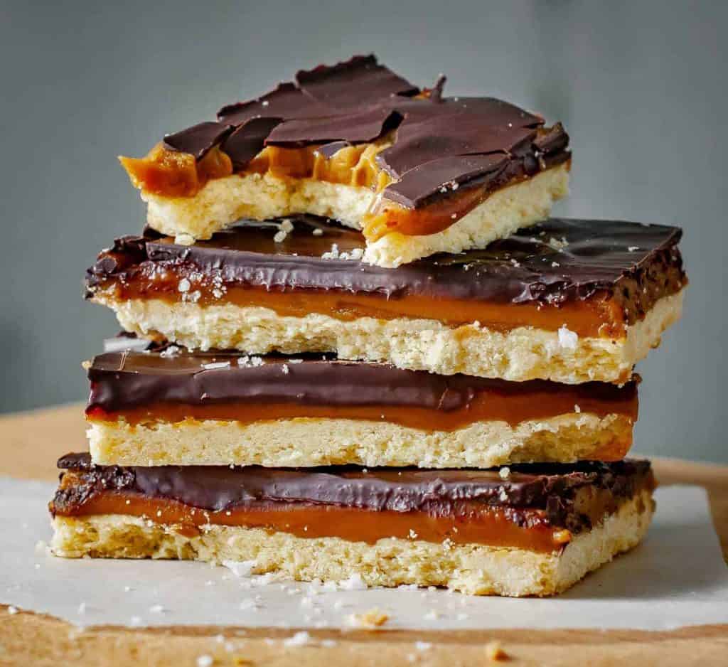 vegan millionaire shortbread