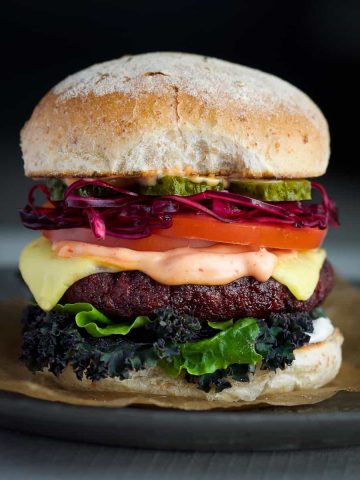classic vegan burgers by school night vegan