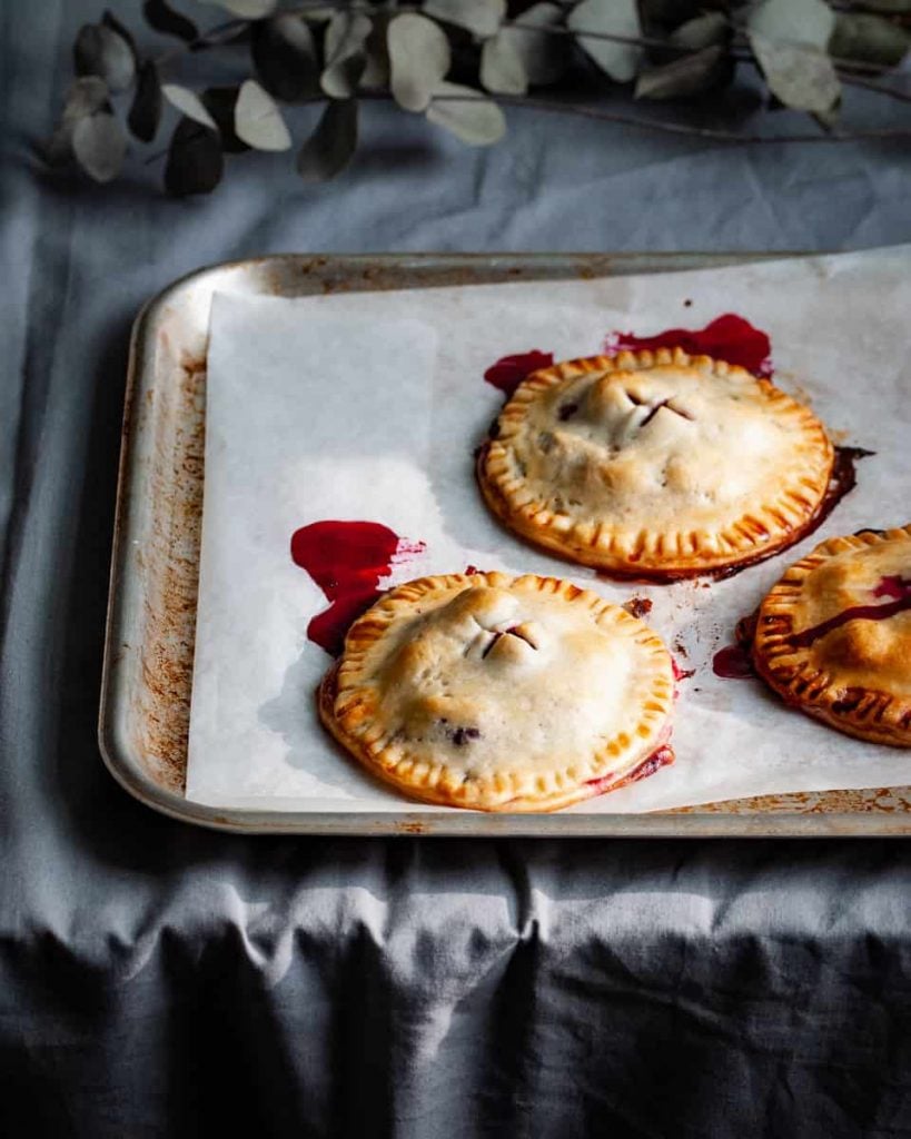 blackberry hand pies vegan