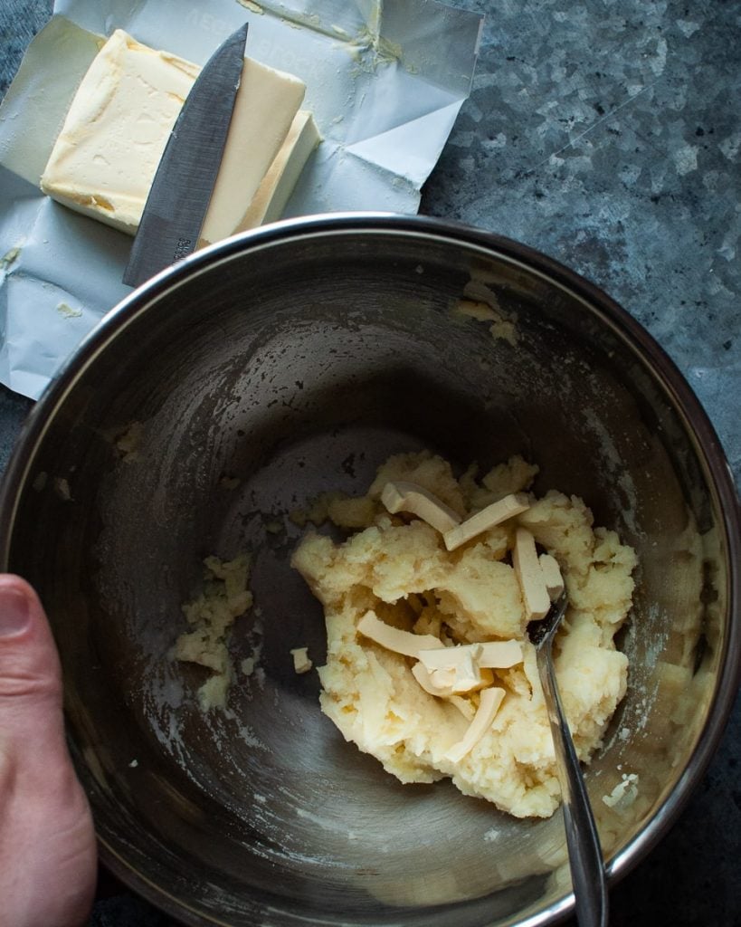 vegan butter and potato