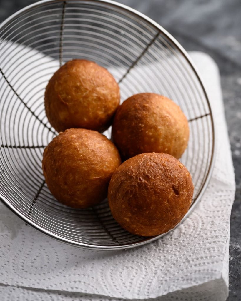 frying donut holes