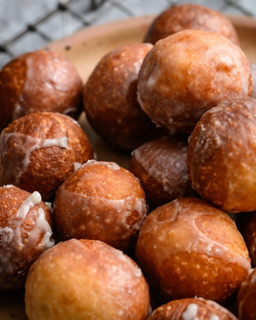 vanilla vegan donut holes