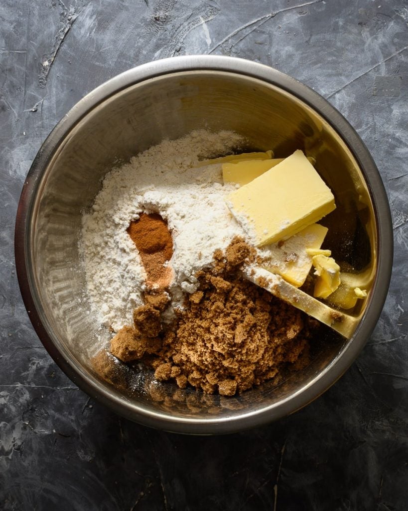 spiced crumble ingredients