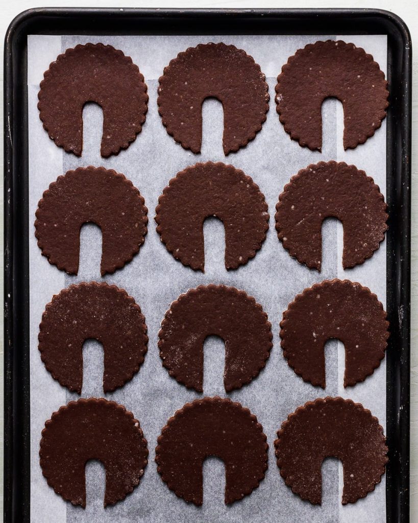 cocoa shortbread cookies
