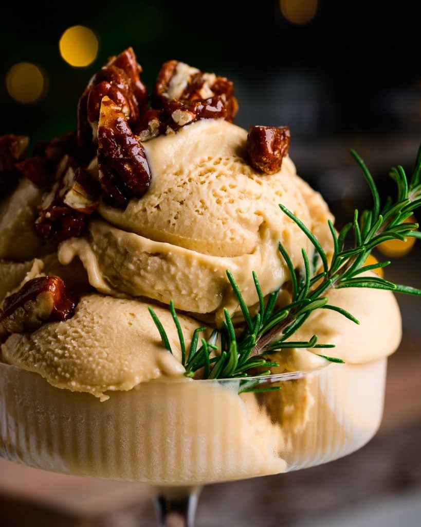 vegan rosemary gelato