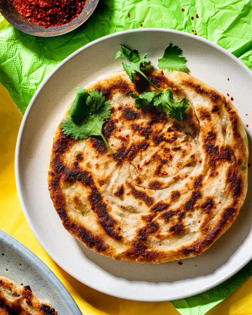 vegan scallion pancakes