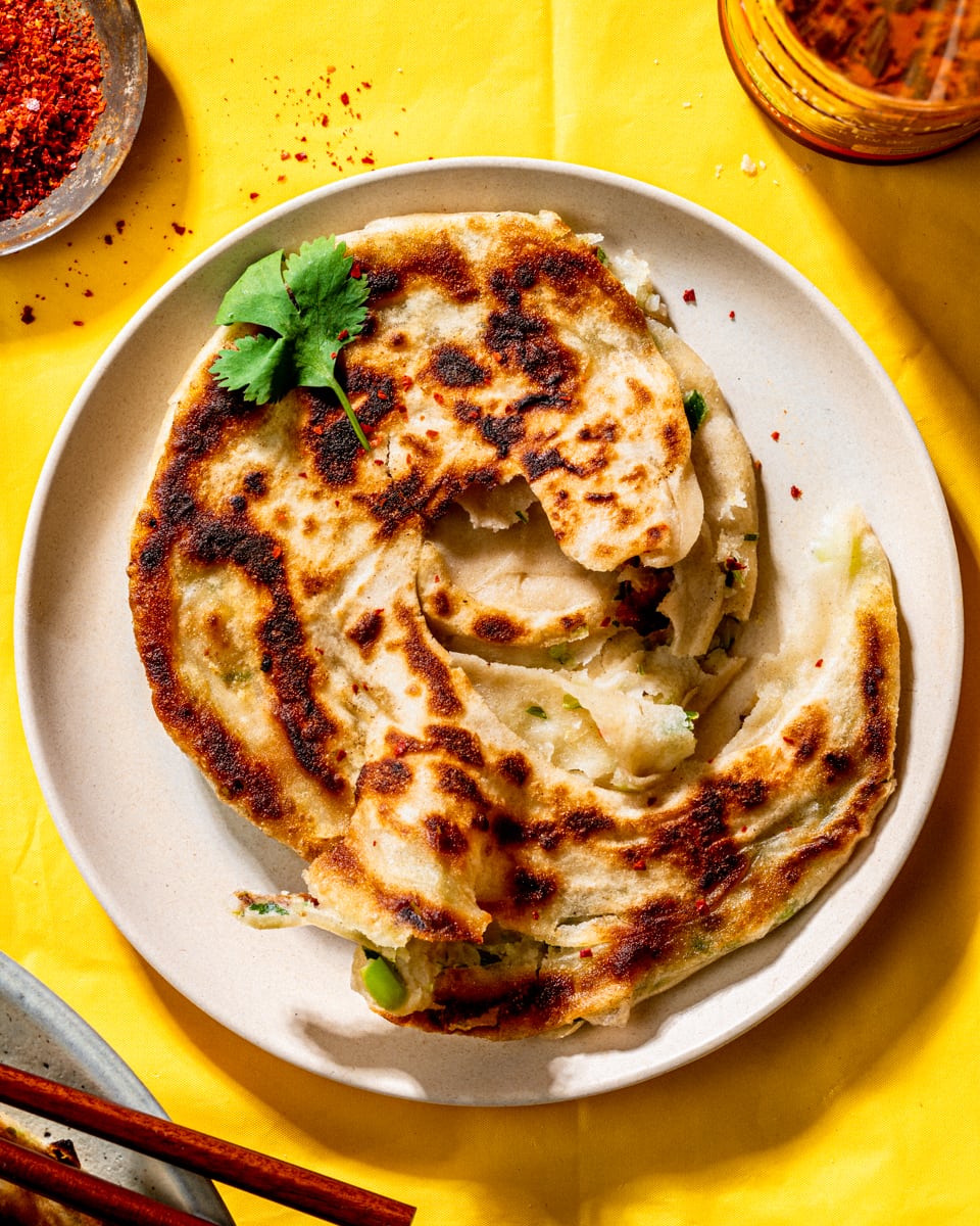 Crispy Scallion Pancake Recipe — Dash of Soy Culinary School