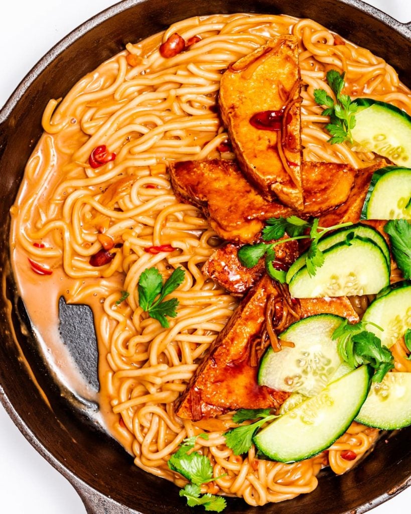 spicy peanut noodles