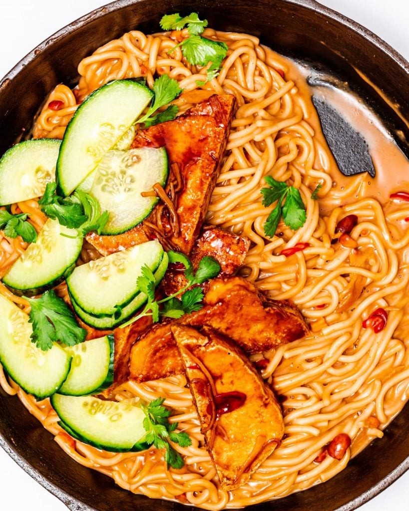 spicy peanut noodles