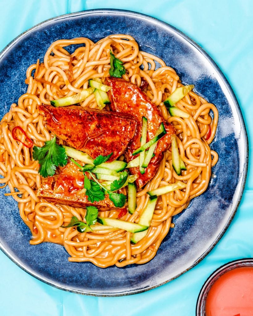 spicy peanut noodles