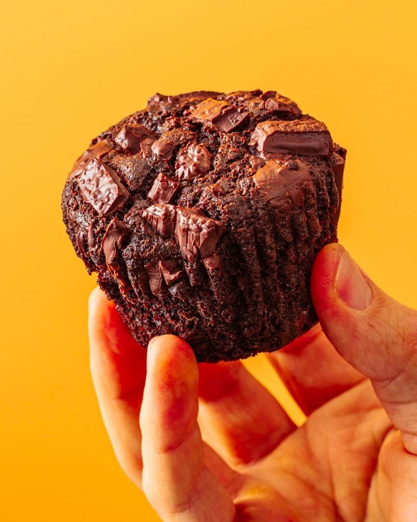 vegan chocolate muffins