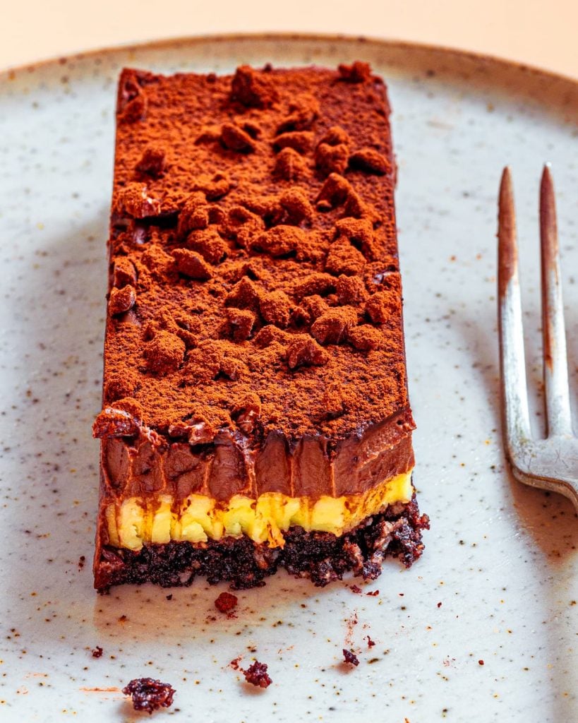 chocolate and passionfruit bars