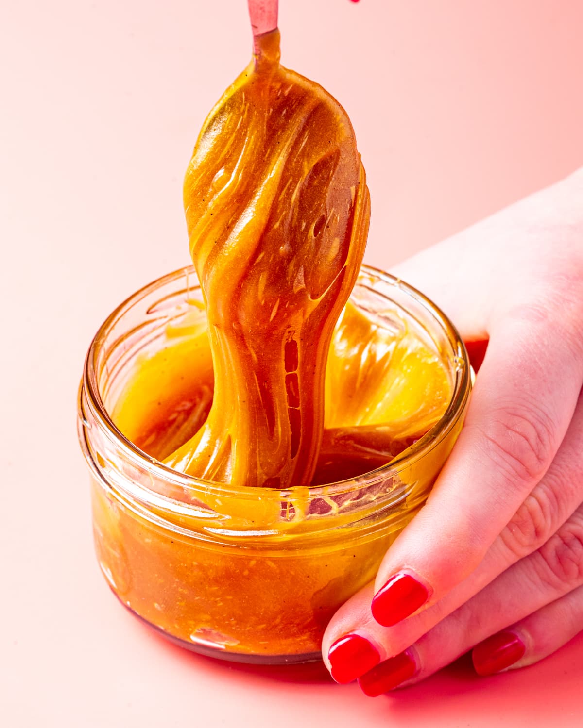 caramel in a jar