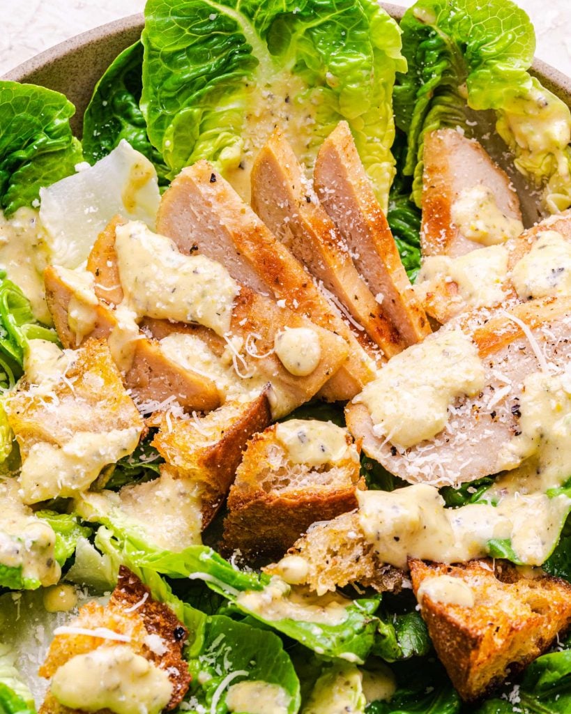 vegan caesar salad