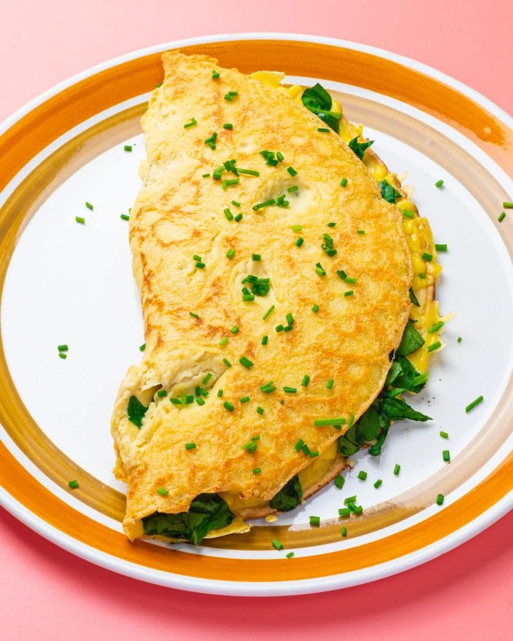 Vegan Omelette - School Night Vegan