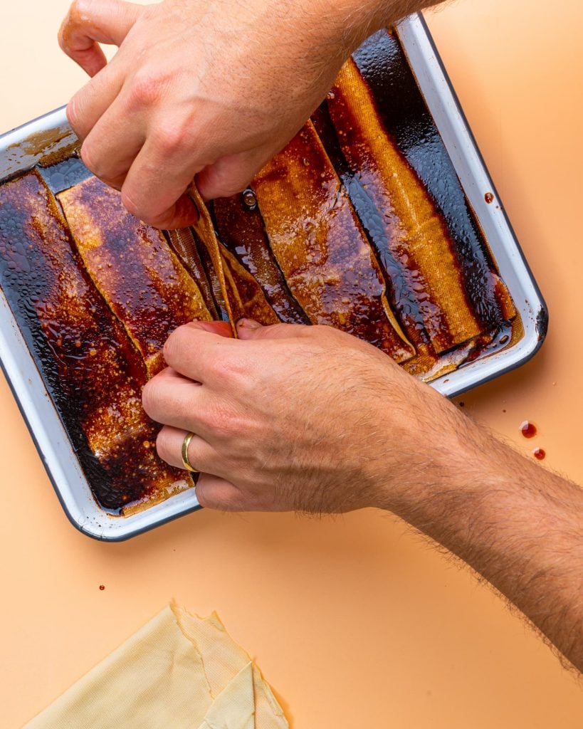 marinating tofu