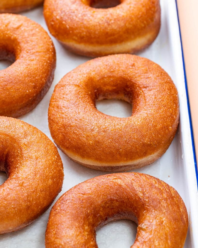 fried vegan donuts