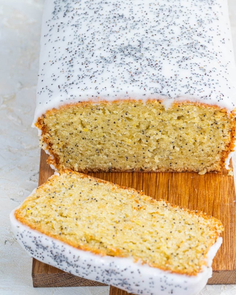 vegan lemon poppy seed cake