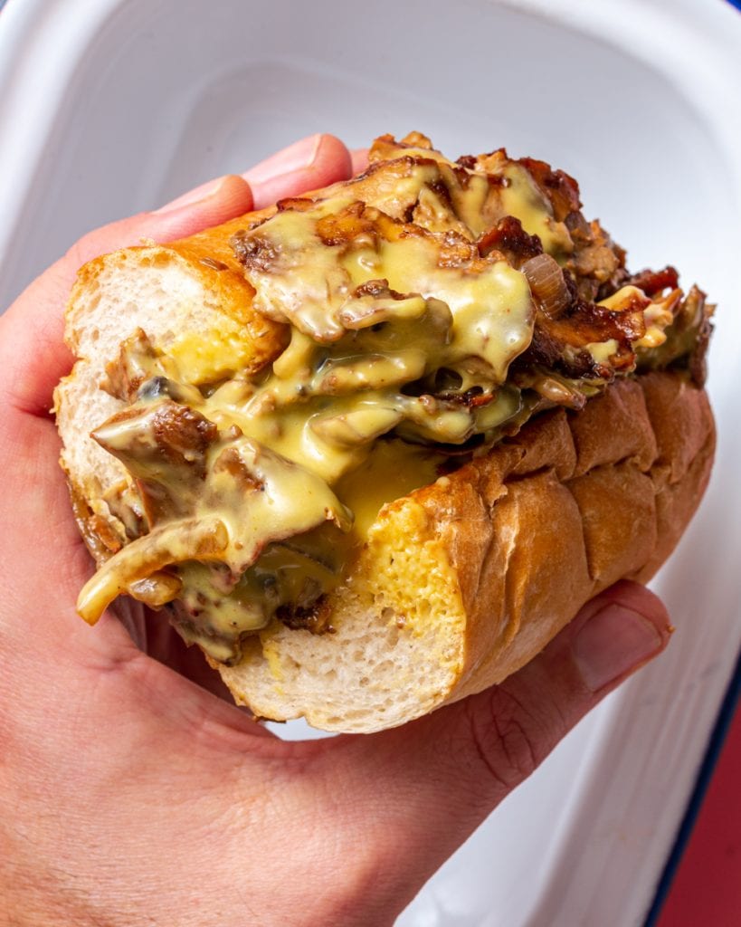 Vegan Philly Cheesesteak School Night Vegan