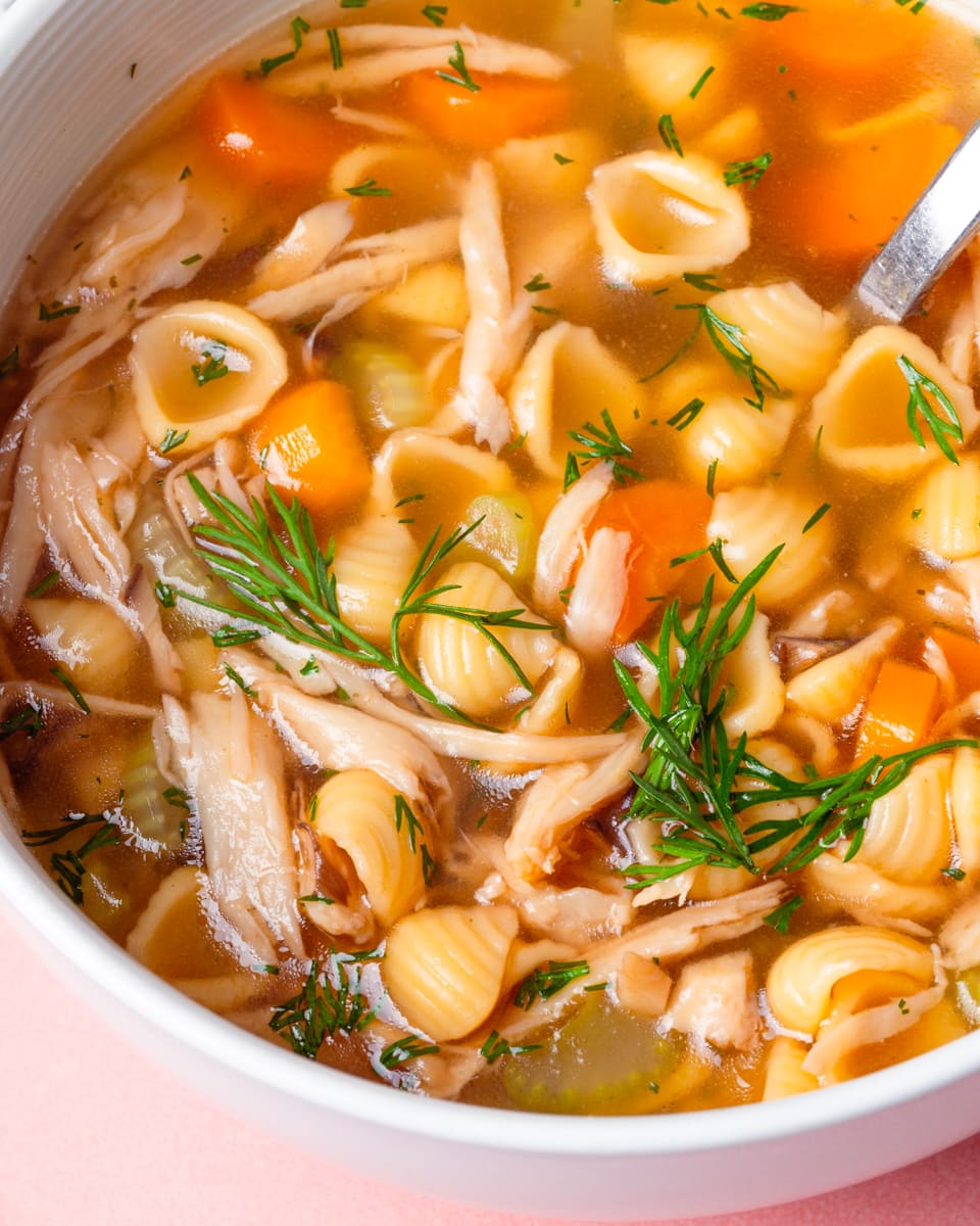 Vegan Chicken Noodle Soup - School Night Vegan