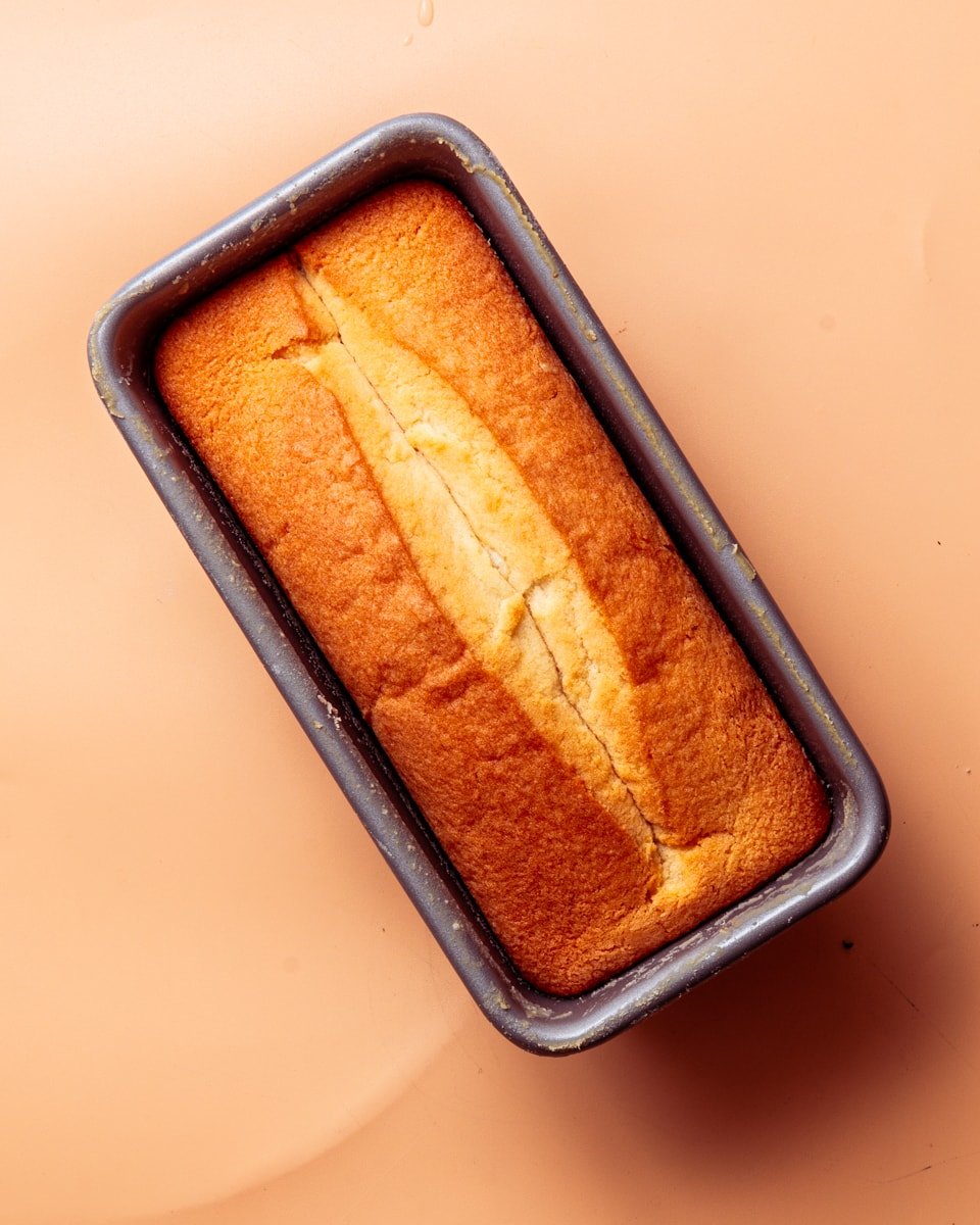 baked vegan loaf cake