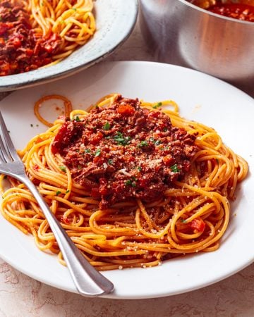 Tofu Bolognese - School Night Vegan