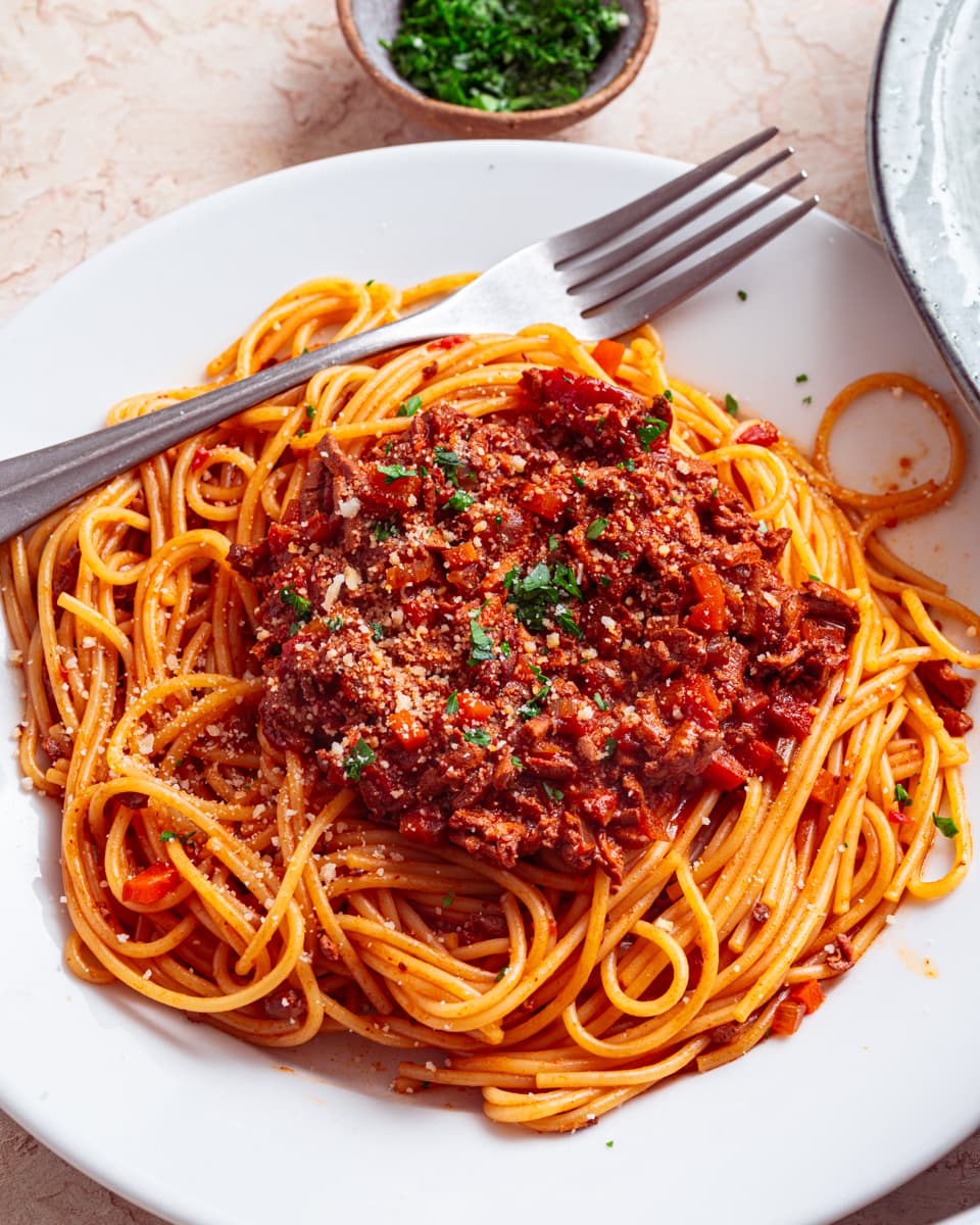 tofu bolognese