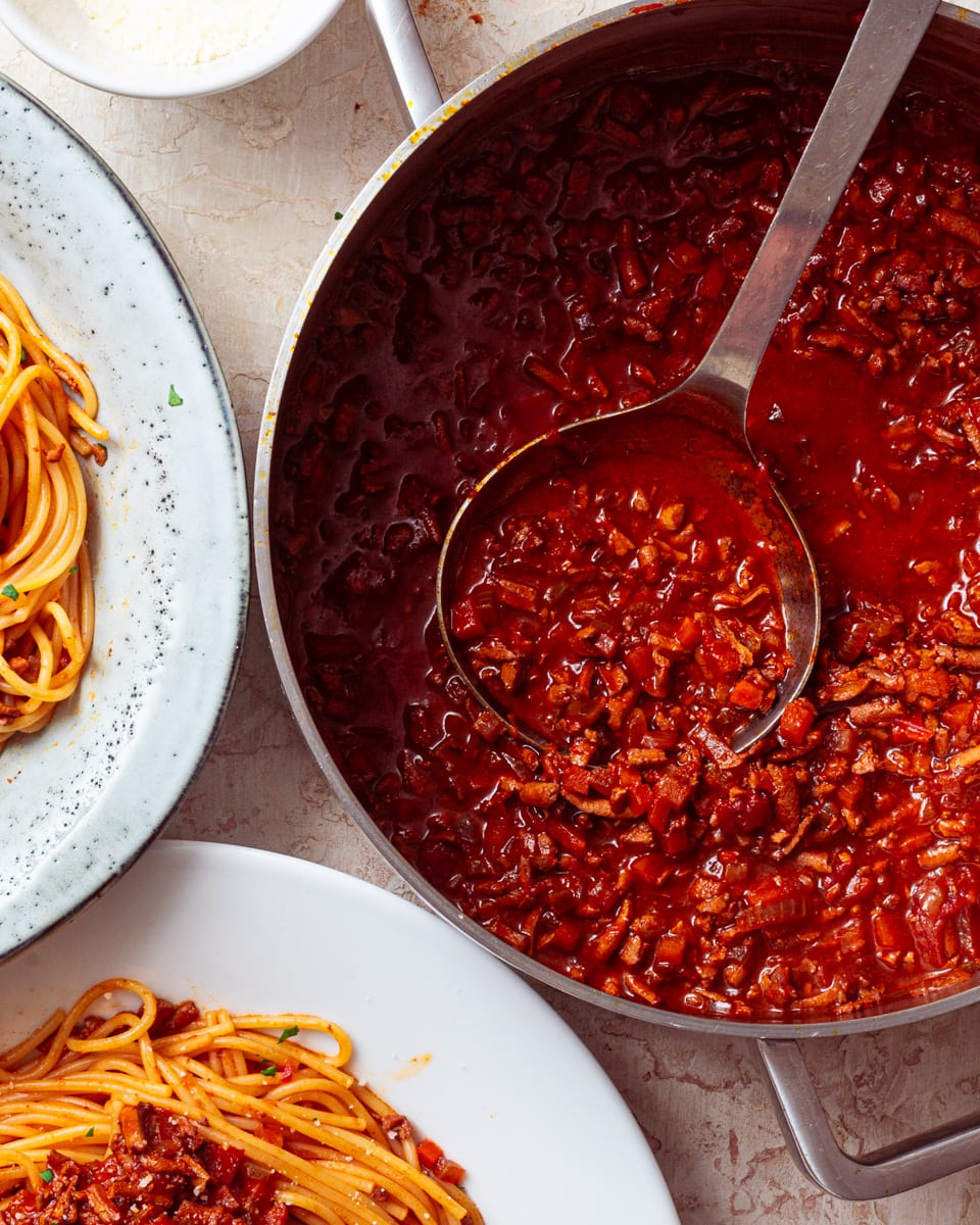 tofu bolognese