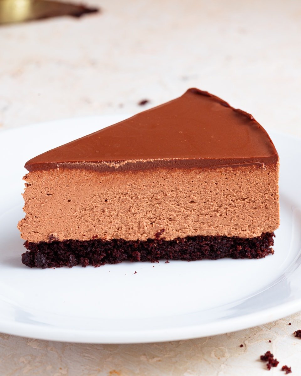 vegan chocolate mousse cake