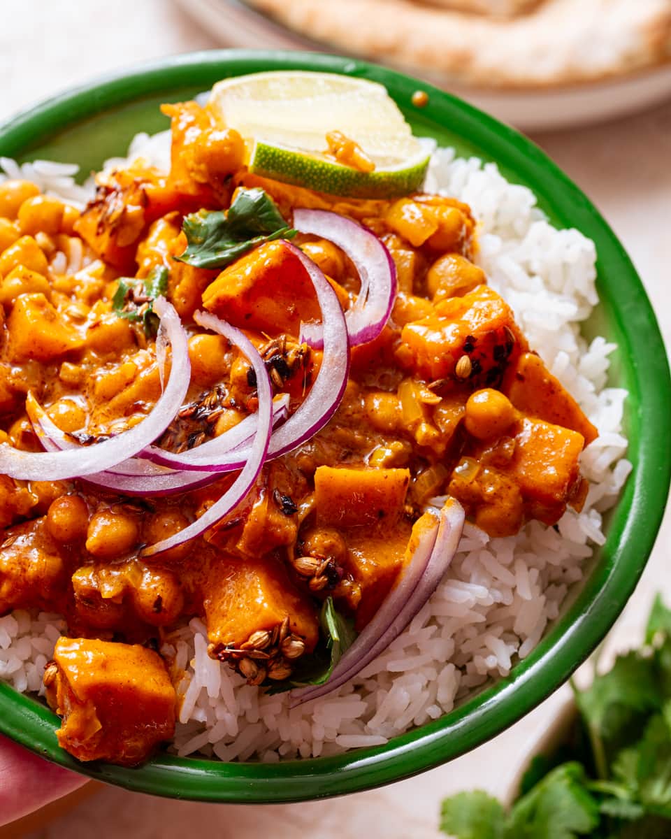 butternut and chickpea curry