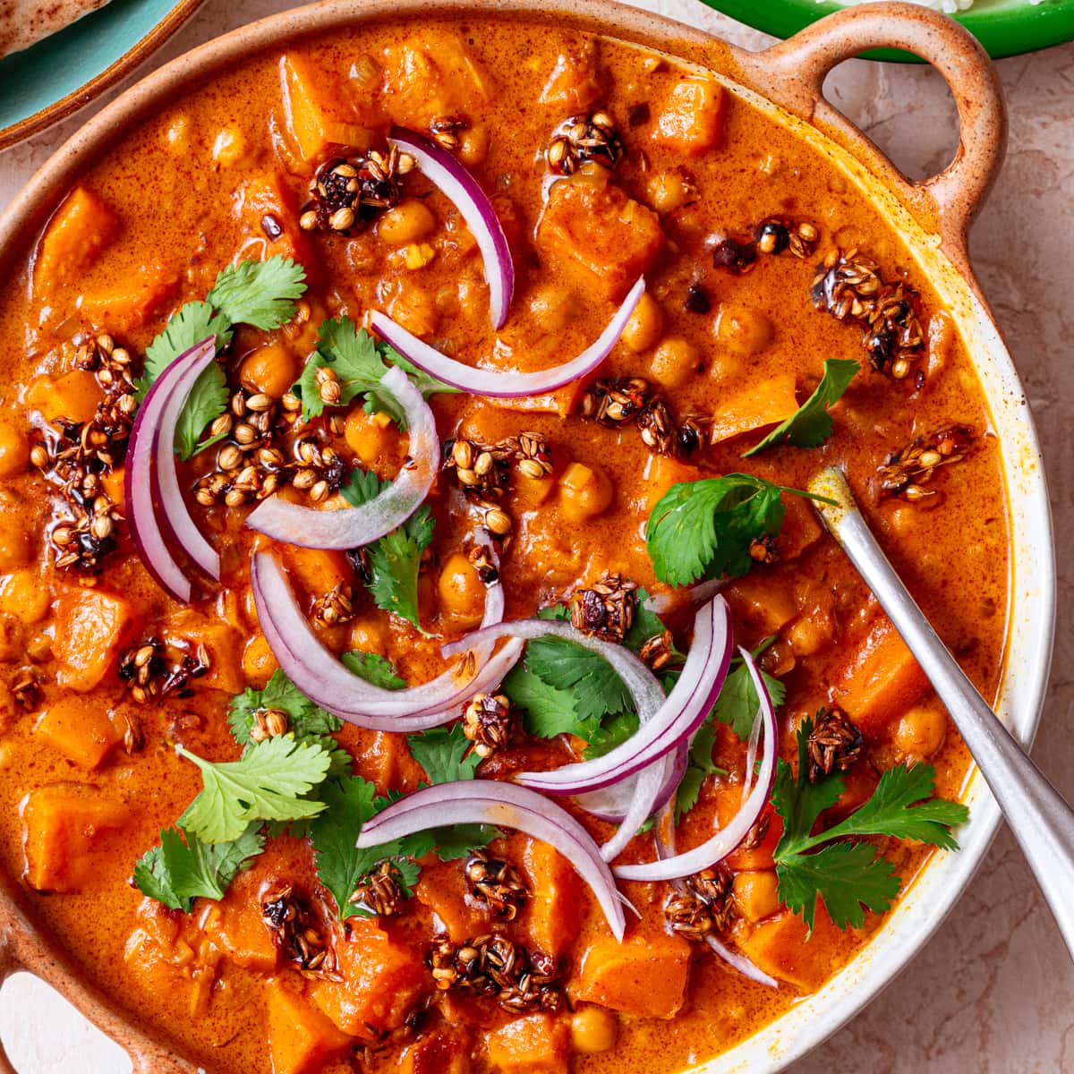 Butternut and Chickpea Curry - School Night Vegan