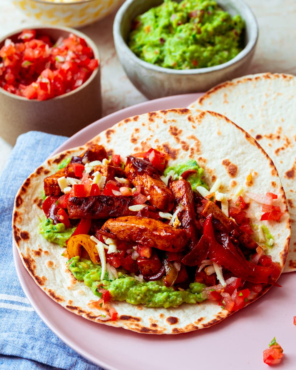 tofu fajitas