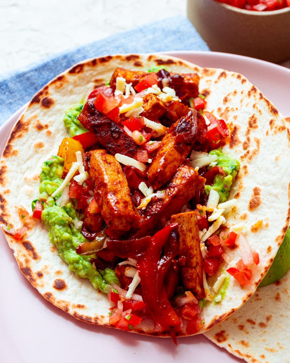 tofu fajitas