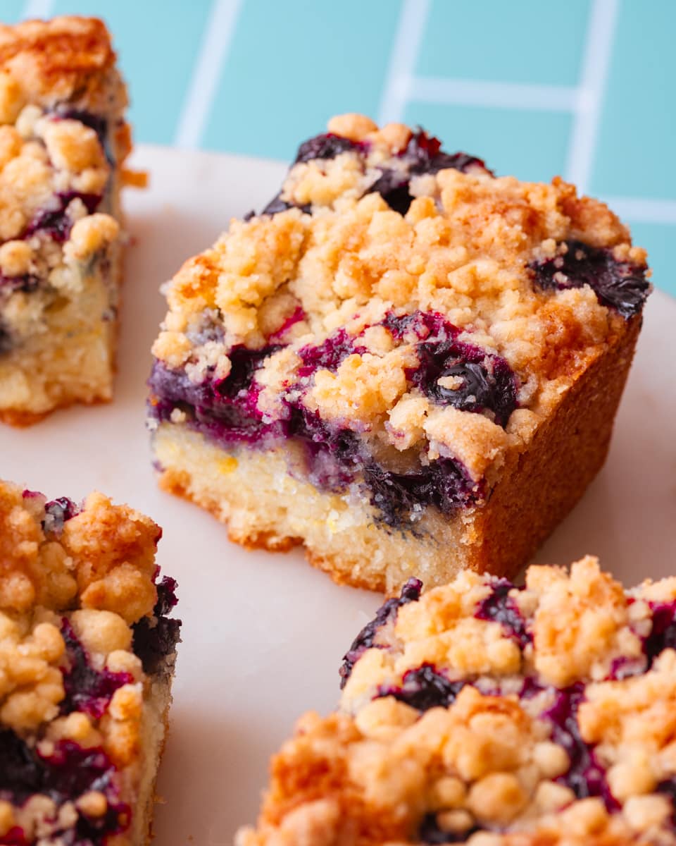 vegan blueberry lemon cake