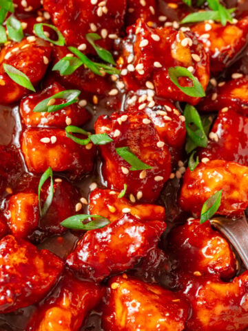 Glossy Korean BBQ Tofu