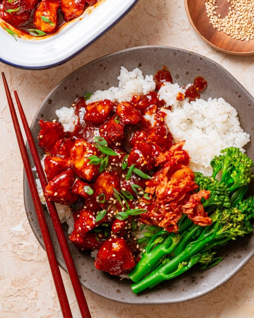 Korean BBQ Tofu - School Night Vegan